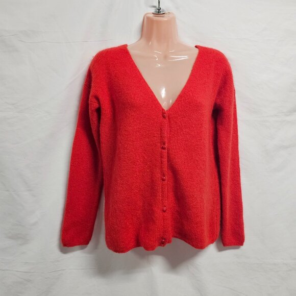 Sezane Sweaters - La Maille Sezane V Neck Button Up Cardigan Sweater Women Size XS Mohair Alpaca